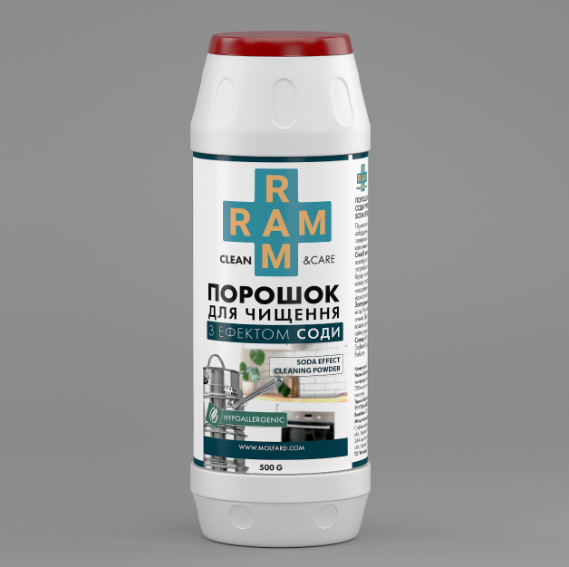 Порошок для чищення поверхонь із ефектом соди / Ocean Fresh Soda effective 500 г - Tibetan Formula