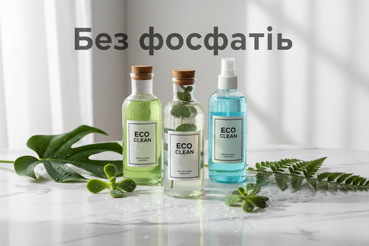 Побутова хімія без фосфатів — чому це важливо